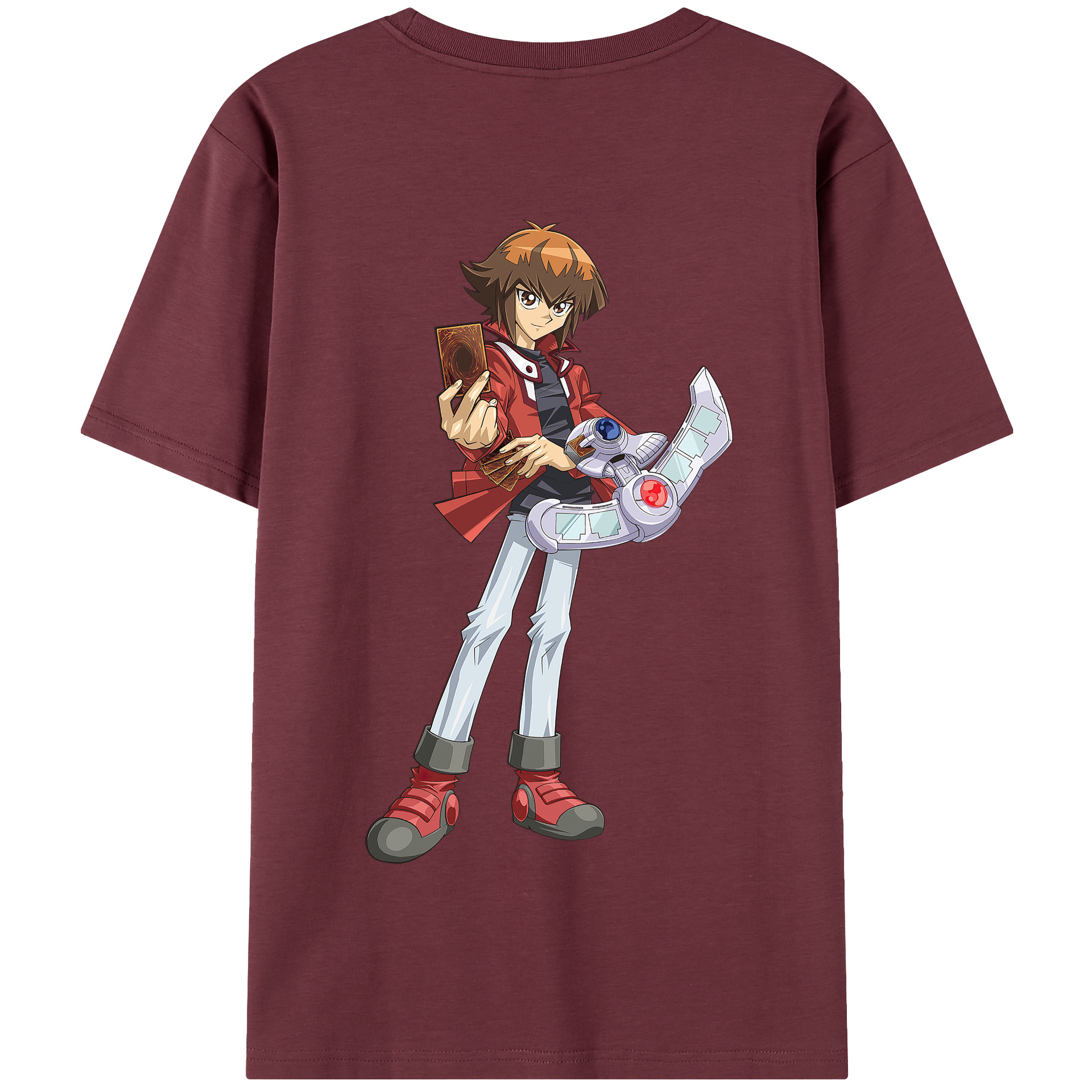 （画像用） 遊☆戯☆王 Yu-Gi-Oh! 綿100％半袖Tシャツ（背面プリント）